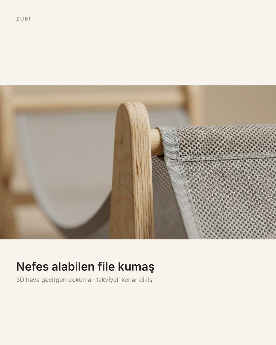 Nefes alabilen 3D file kumaş detayı